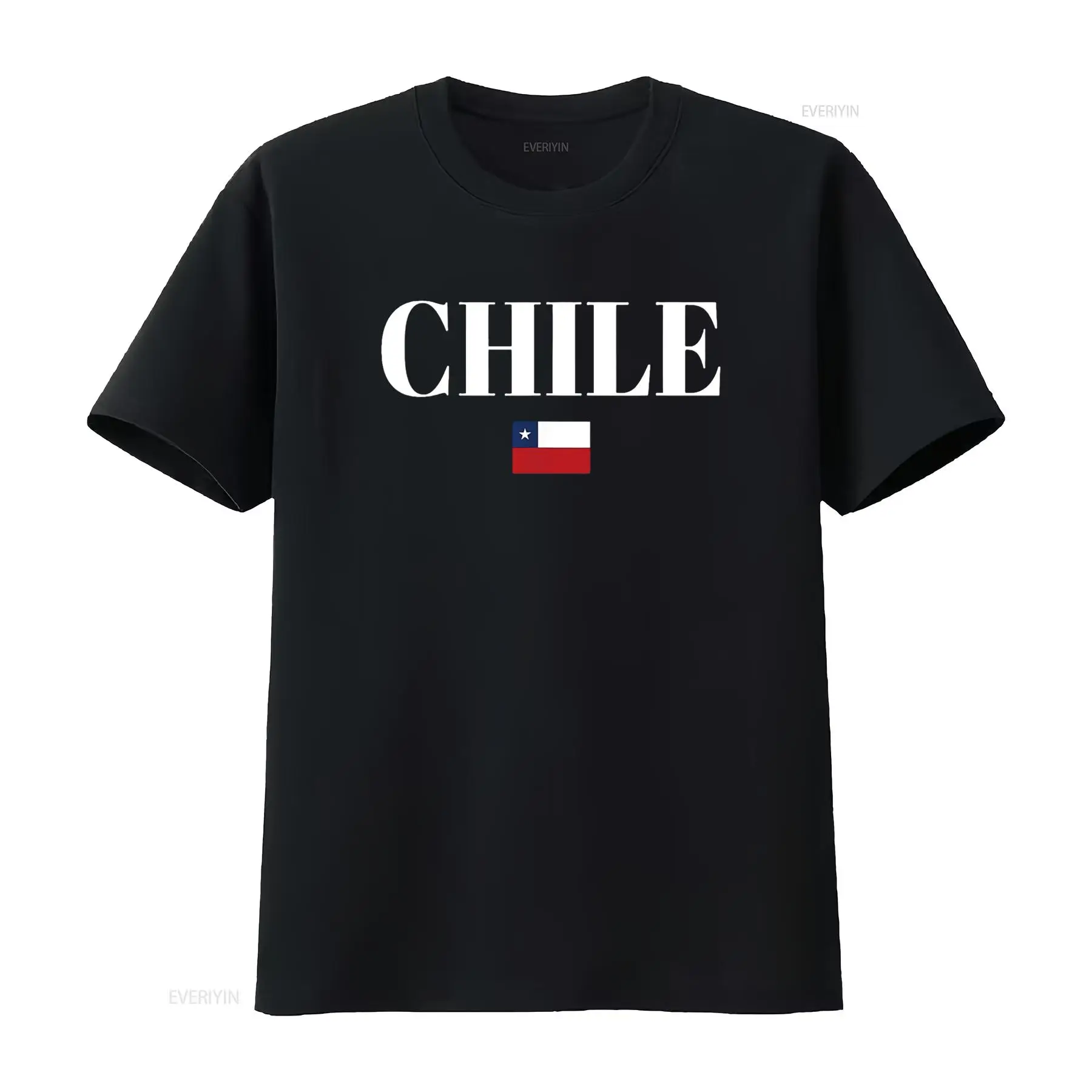 Women'S Fashion Graphic Tees - تشيلي العلم المرأة تي شيرت خمر