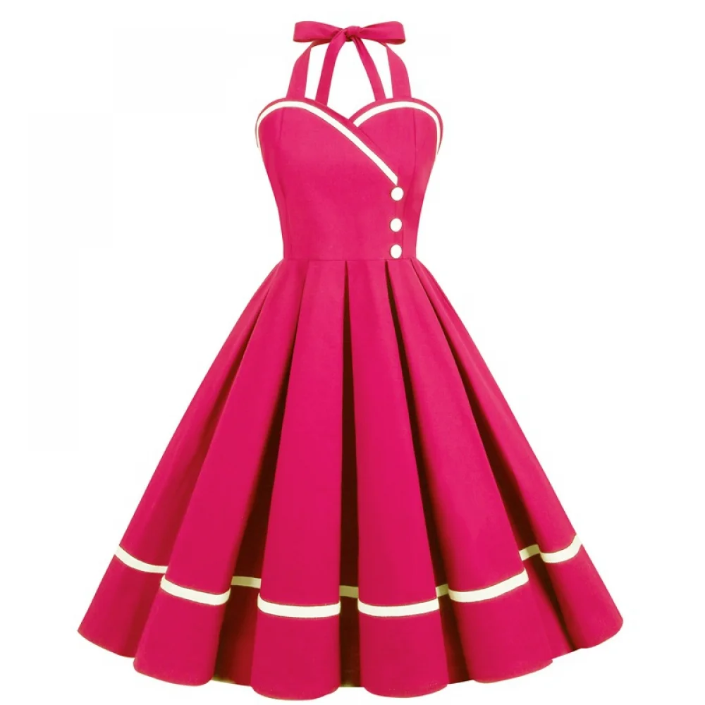 هالوين 50s 60s 80s فستان ريترو - مراجعة Women Fashion 80S وسعره