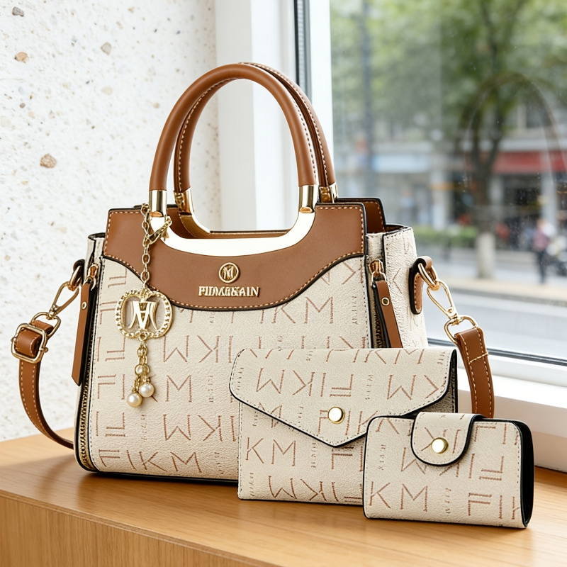مجموعة من 3 قطع من الحقائب الف - مراجعة Women Fashion Handbags وسعره