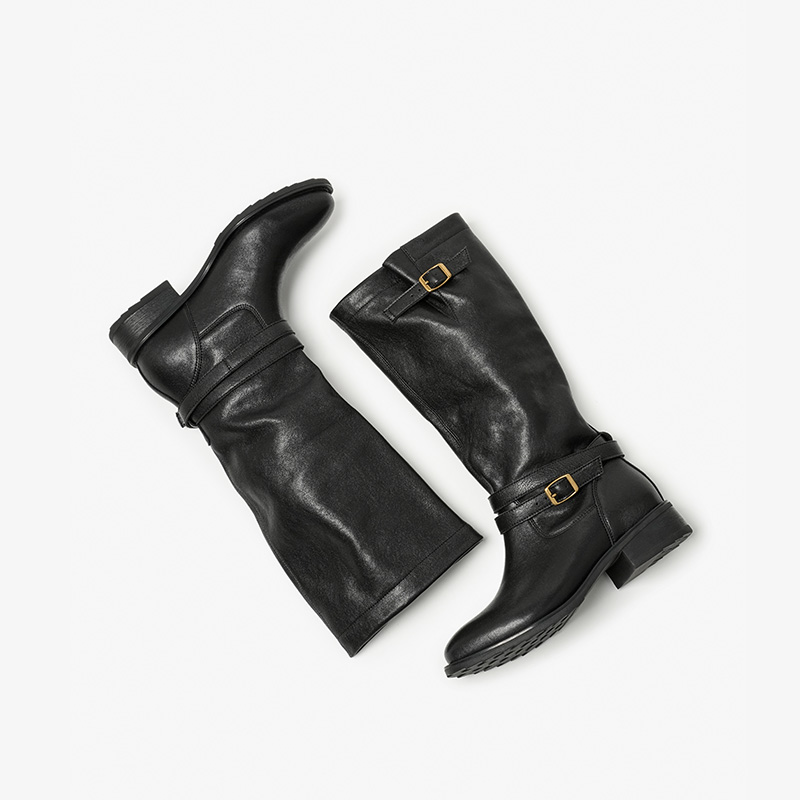 BEAUTODAY أحذية طويلة النساء ج - مراجعة Women'S Fashion Leather Boots وسعره
