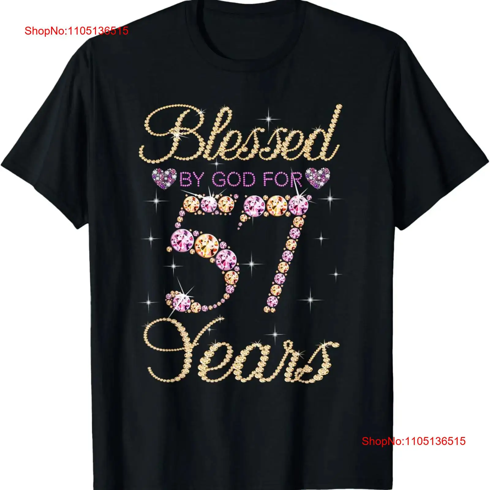 المباركة من الله لمدة 57 سنة م - مراجعة Women'S Fashion Graphic Tees وسعره