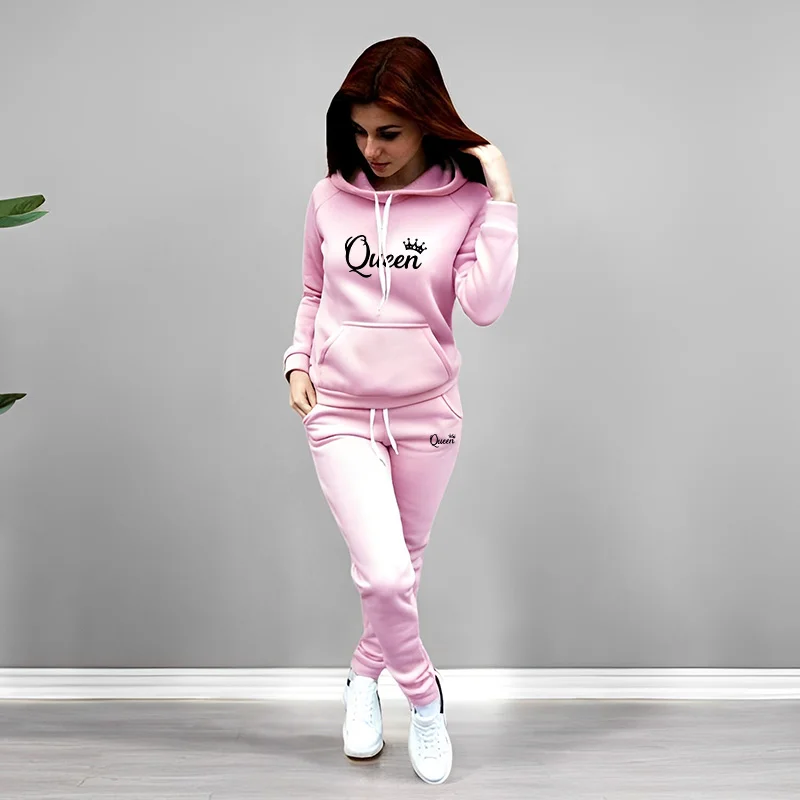 بدلة رياضية نسائية بطباعة حروف - مراجعة Women'S Fashion Sweatshirts وسعره
