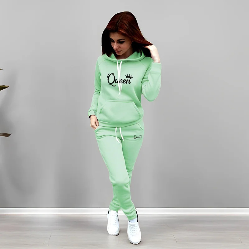 بدلة رياضية نسائية بطباعة حروف - مراجعة Women'S Fashion Sweatshirts وسعره