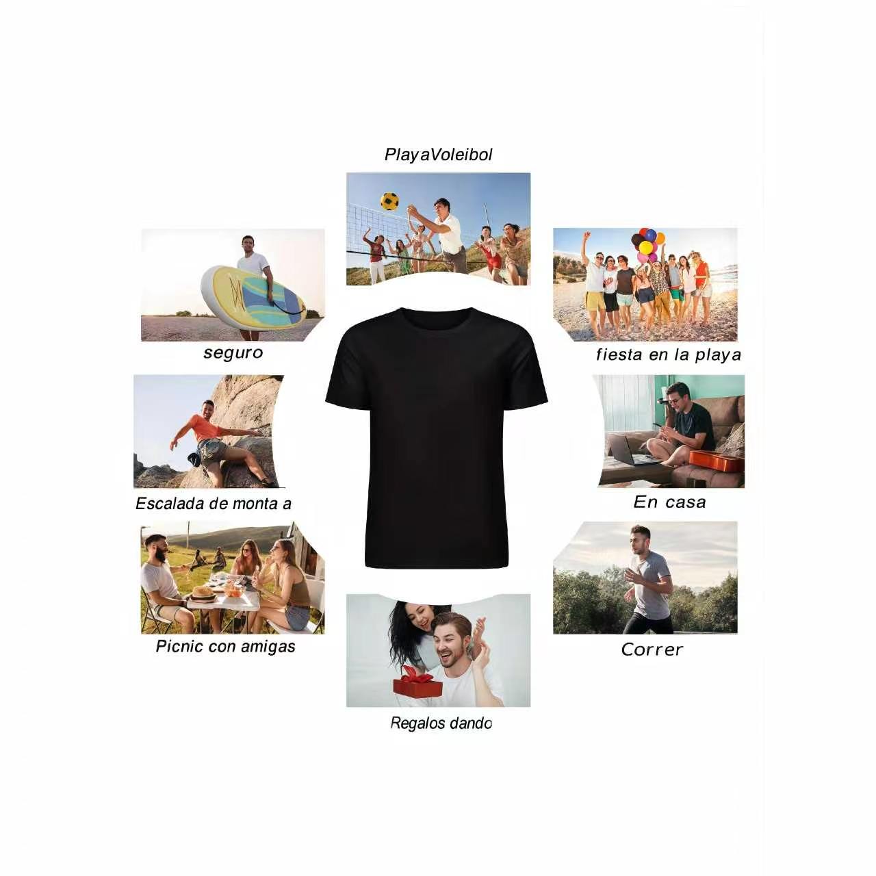 تي شيرت نسائي أسود بطبعة قلوب  - مراجعة Women'S Fashion Graphic Tees وسعره