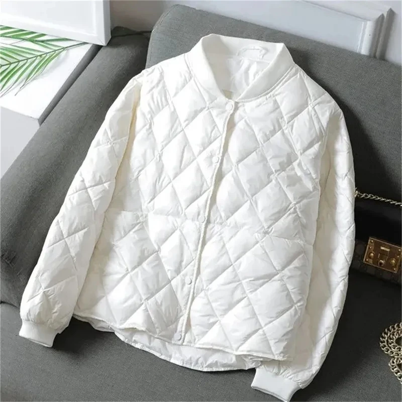 جاكيت قطني قصير مبطن خفيف الوز - مراجعة Women'S Fashion Quilted Jacket وسعره