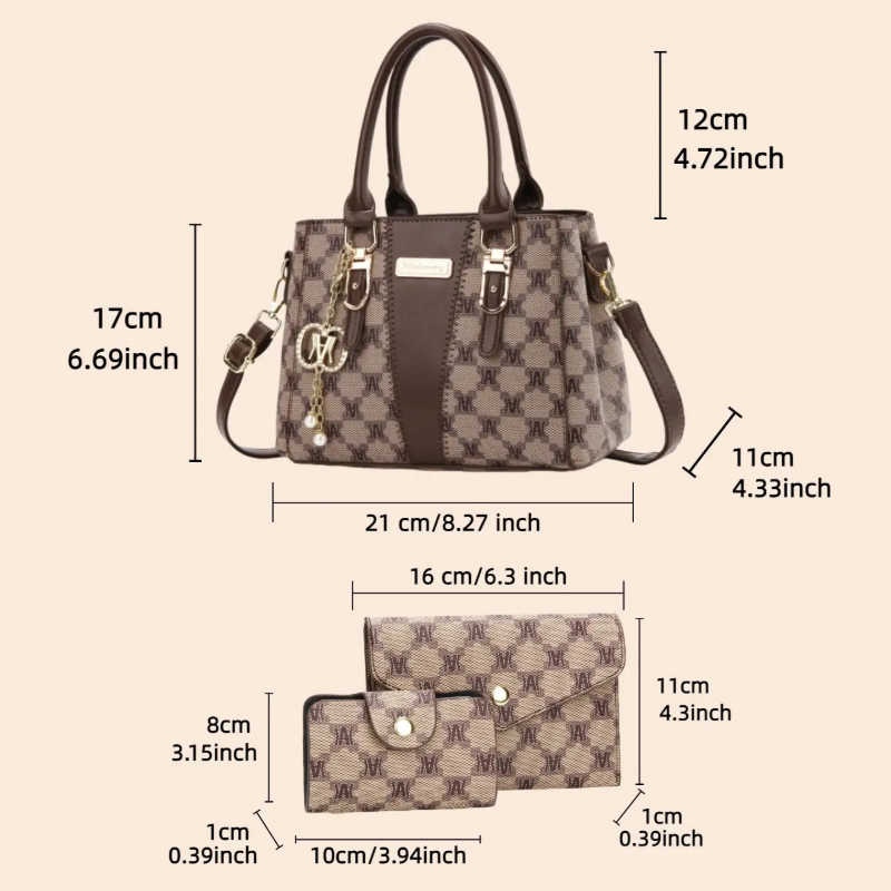حقيبة يد فاخرة مطبوعة بحروف، ح - مراجعة Women Fashion Handbags وسعره