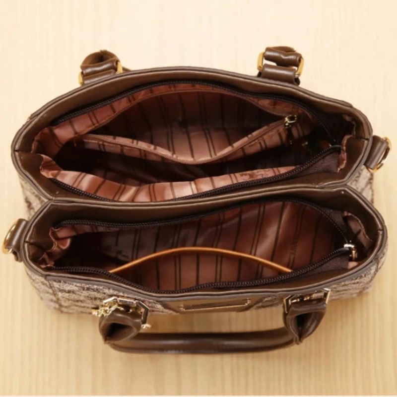 حقيبة يد فاخرة مطبوعة بحروف، ح - مراجعة Women Fashion Handbags وسعره