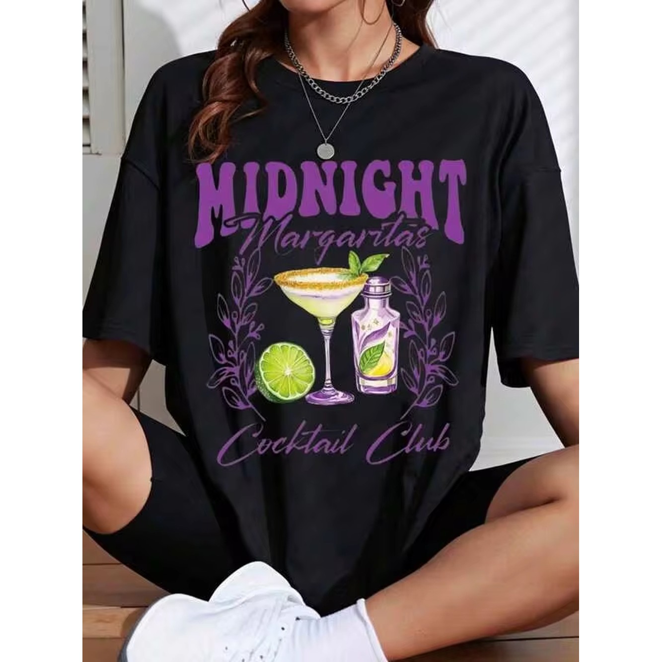 تي شيرت نسائي من Midnight Marg - مراجعة Women'S Fashion Graphic Tees وسعره