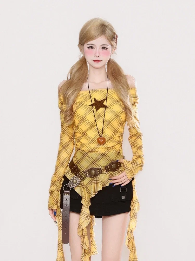 تي شيرت نسائي بتصميم Y2K كاروه - مراجعة Women'S Fashion Tops وسعره
