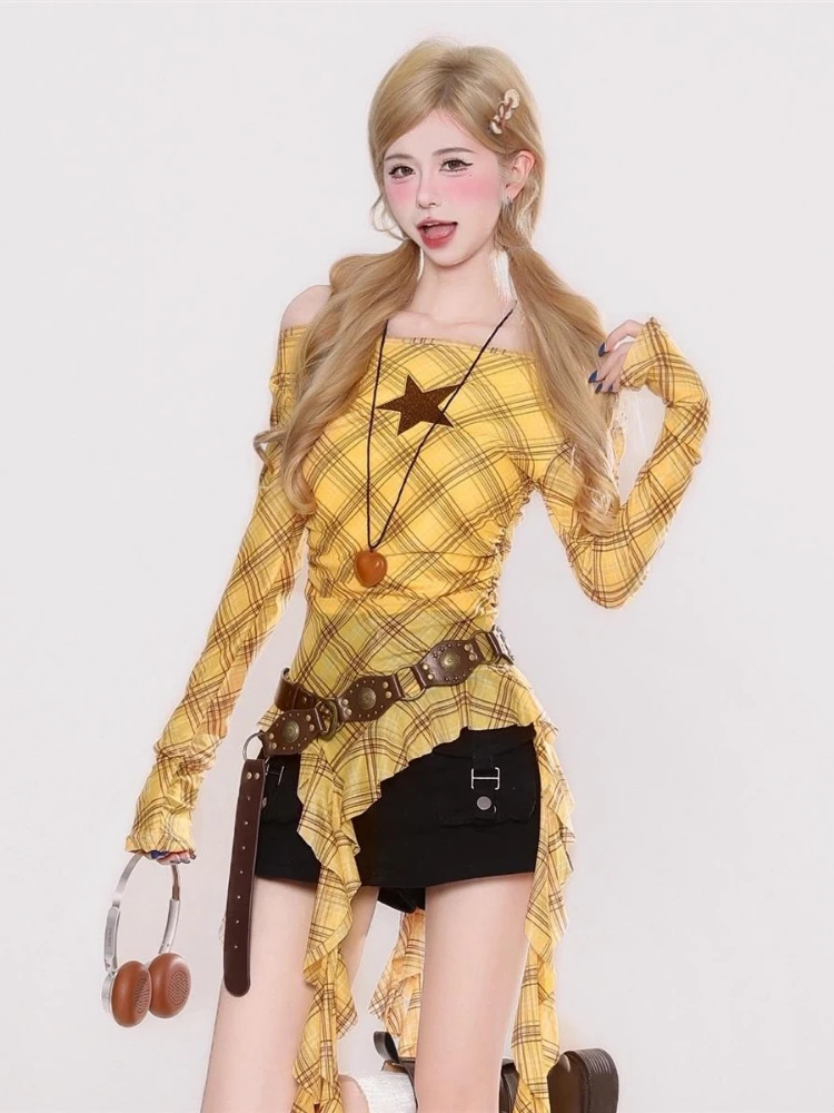 تي شيرت نسائي بتصميم Y2K كاروه - مراجعة Women'S Fashion Tops وسعره