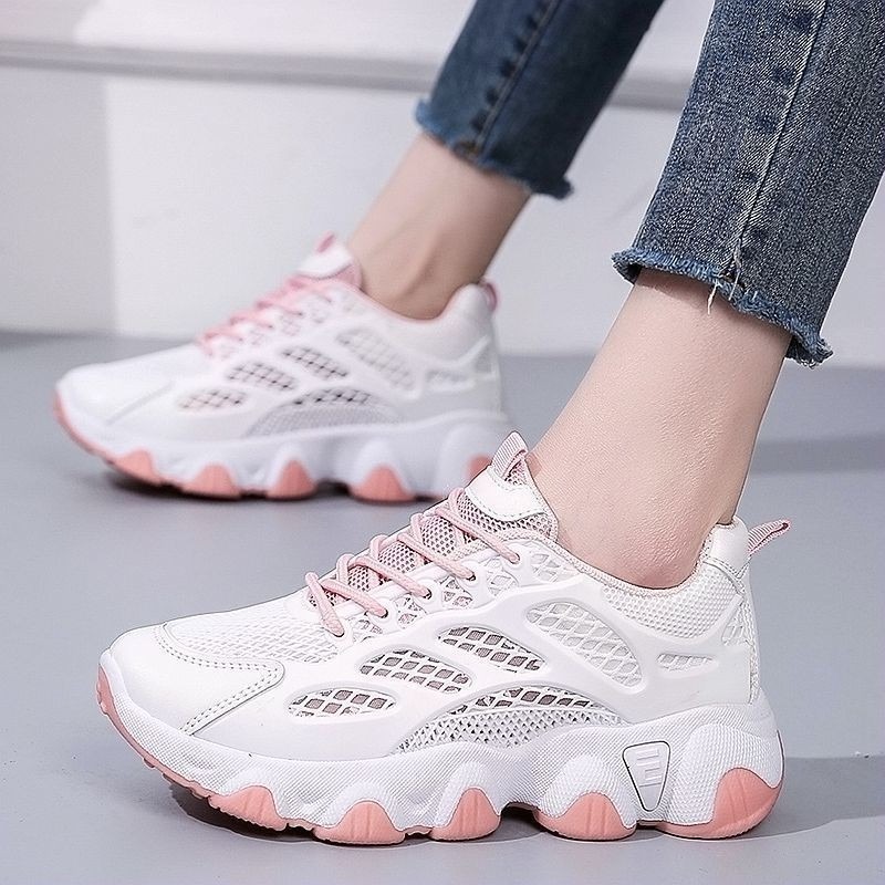 تنفس شبكة أحذية رياضية مكتنزة  - مراجعة Women'S Fashion Running Shoes وسعره