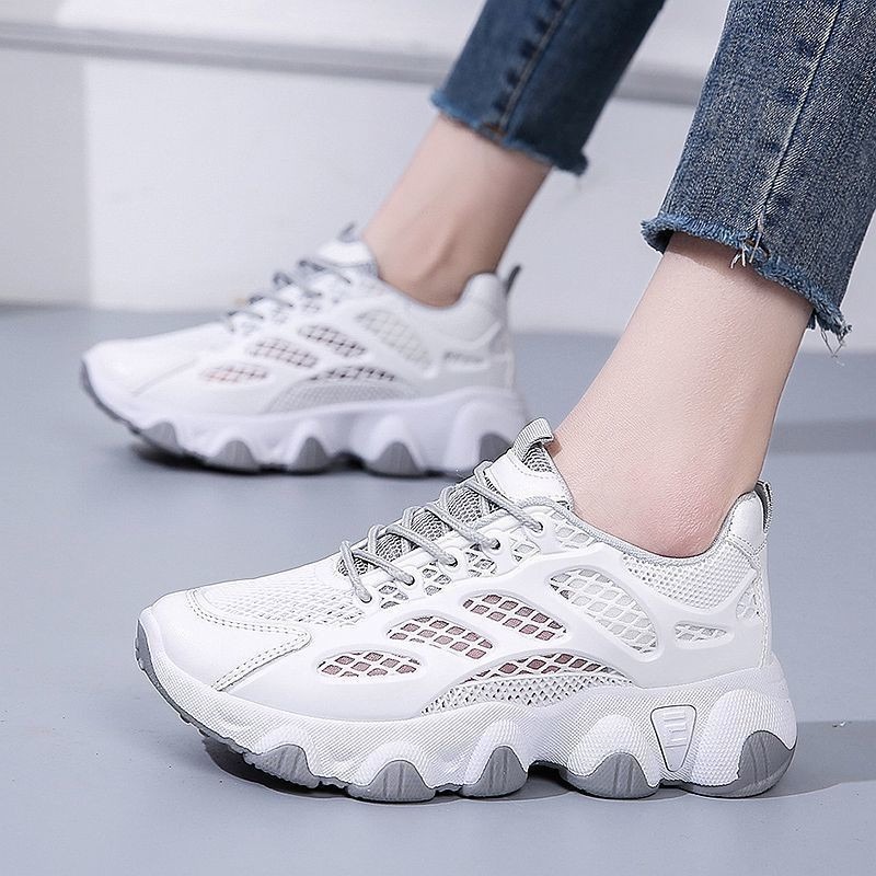 تنفس شبكة أحذية رياضية مكتنزة  - مراجعة Women'S Fashion Running Shoes وسعره