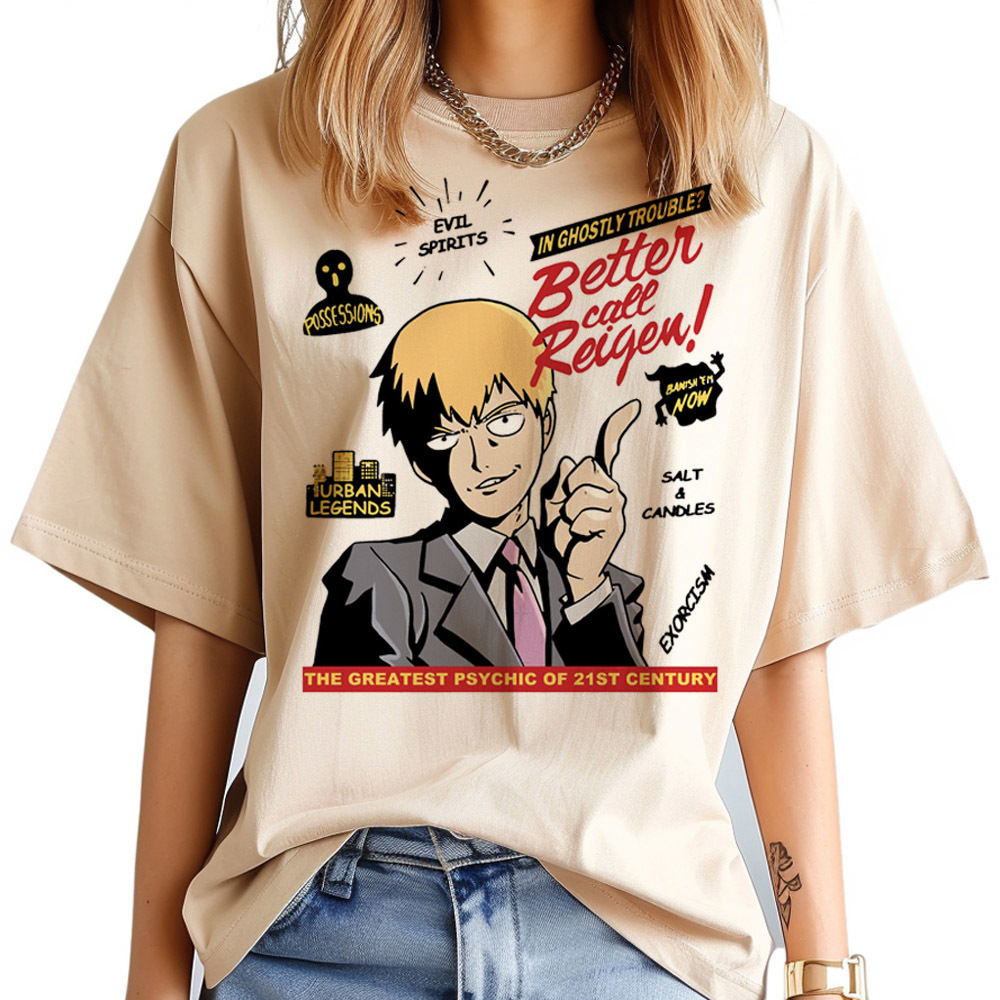 تيشيرت نسائي من Mob Psycho 100 - مراجعة Women Fashion 80S وسعره