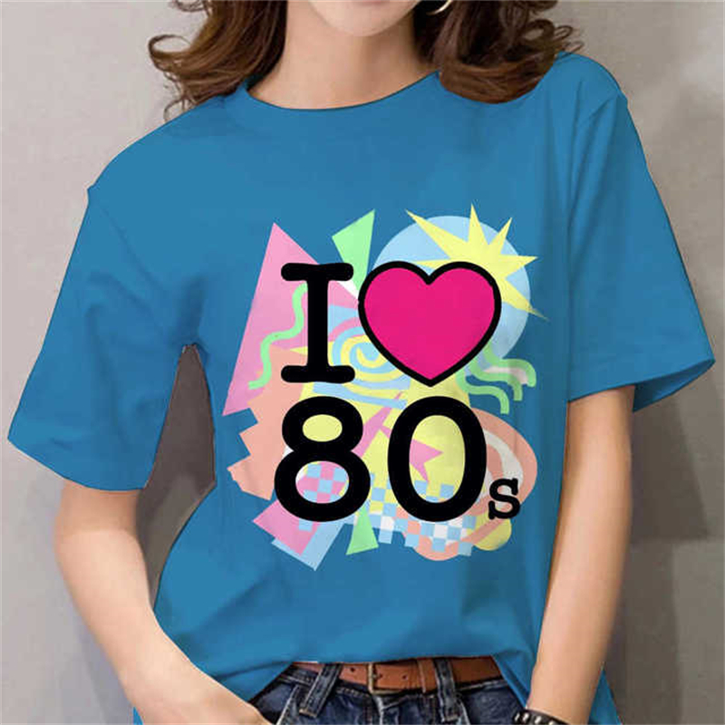 تي شيرت نسائي بتصميم الثمانينا - مراجعة Women Fashion 80S وسعره