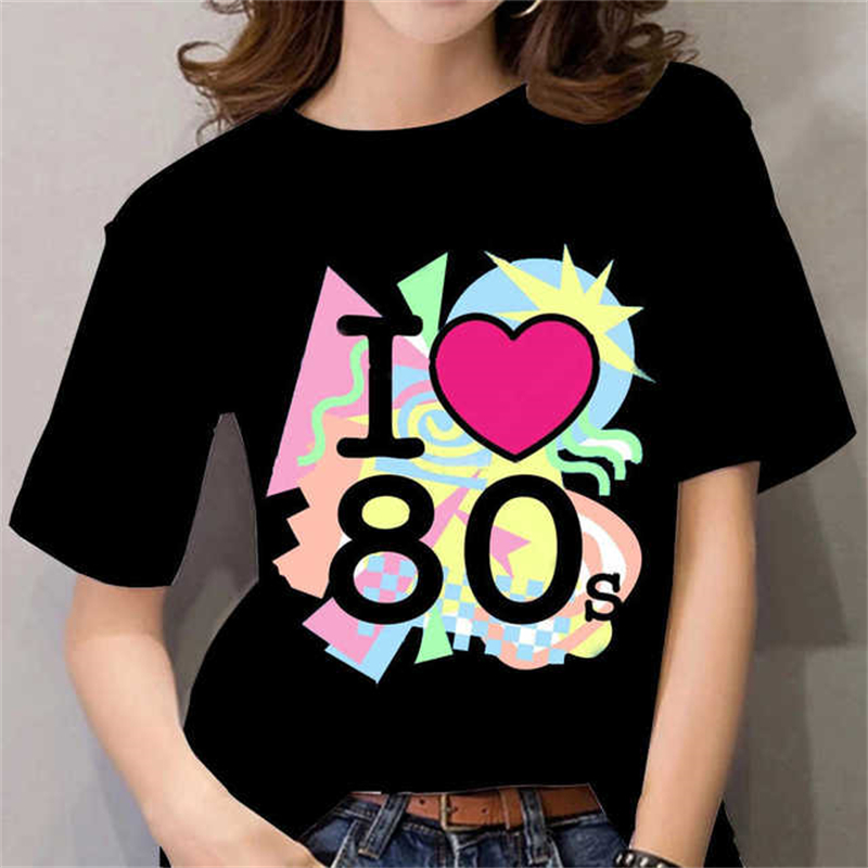 تي شيرت نسائي بتصميم الثمانينا - مراجعة Women Fashion 80S وسعره