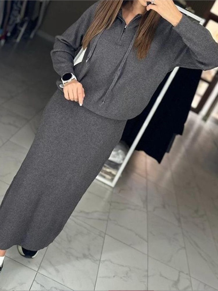 طقم تنورة نسائية غير رسمية على - مراجعة Women'S Fashion Sweatshirts وسعره