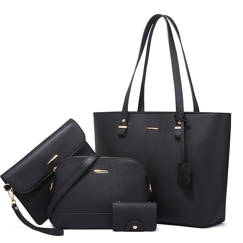 4 قطع أزياء المرأة حقيبة مجموع - مراجعة Women Fashion Handbags وسعره