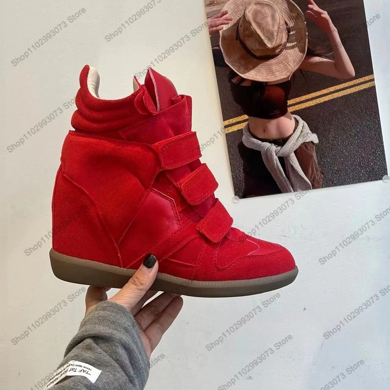 أحذية رياضية نسائية بكعب خفي و - مراجعة Women'S Fashion Leather Boots وسعره