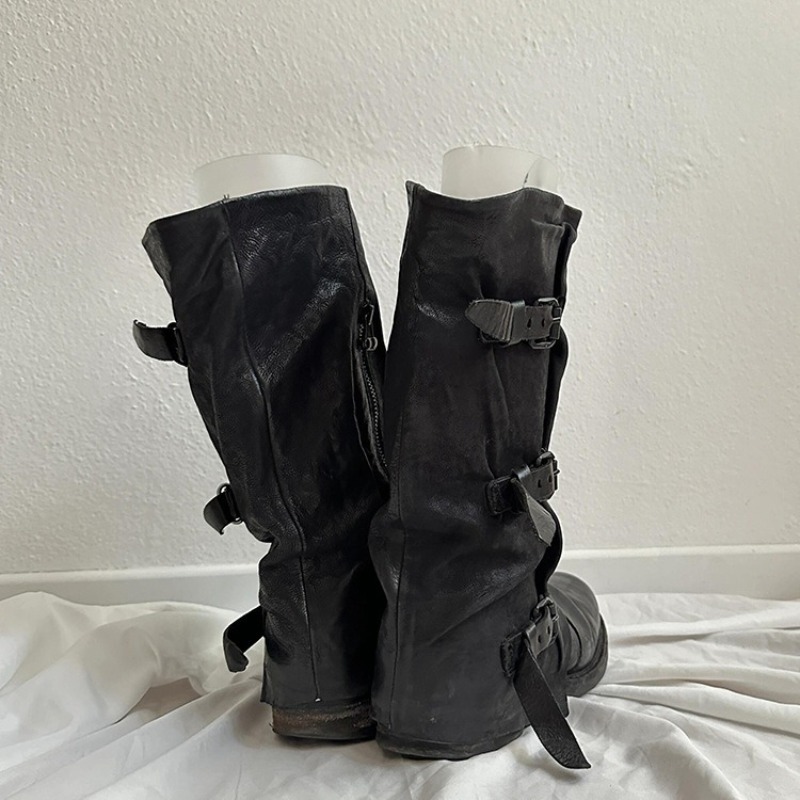 أحذية نسائية كلاسيكية فاخرة من - مراجعة Women'S Fashion Leather Boots وسعره