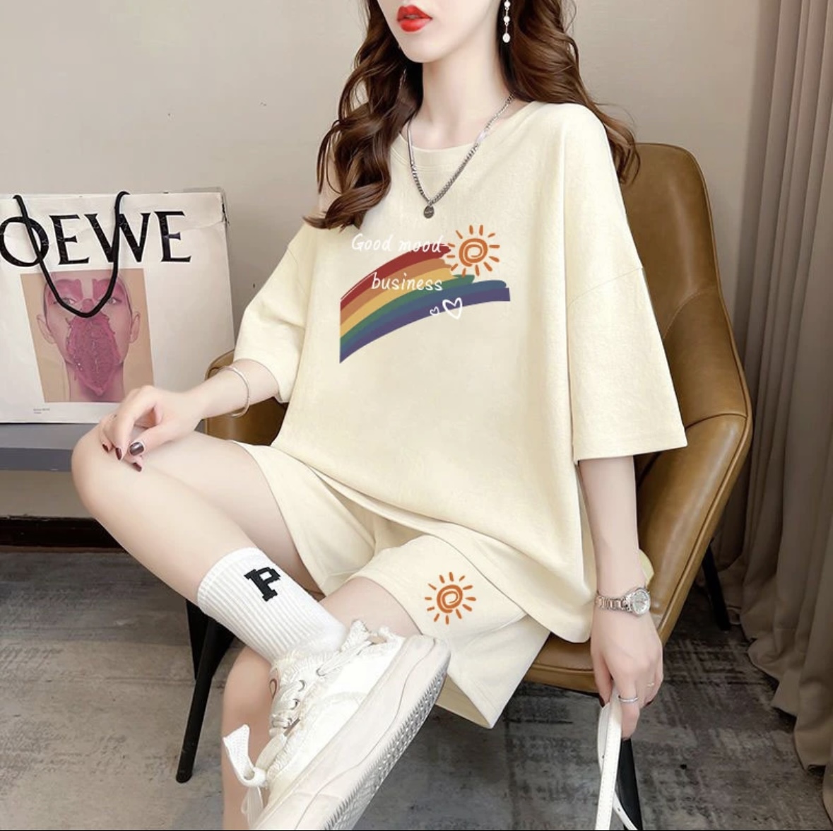 طقم شورت صيفي نسائي عصري، ملاب - مراجعة Women'S Fashion Tops وسعره