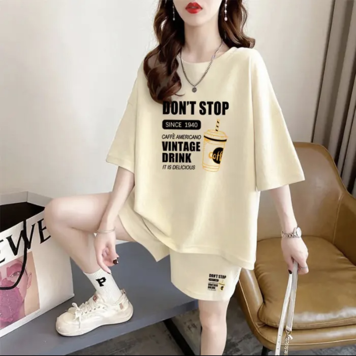 طقم شورت صيفي نسائي عصري، ملاب - مراجعة Women'S Fashion Tops وسعره